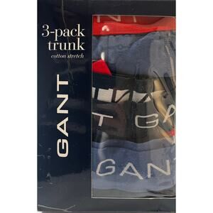 M2-78 GANT NWT Men's Underwear 3-PACK Trunks Cotton Stretch XL